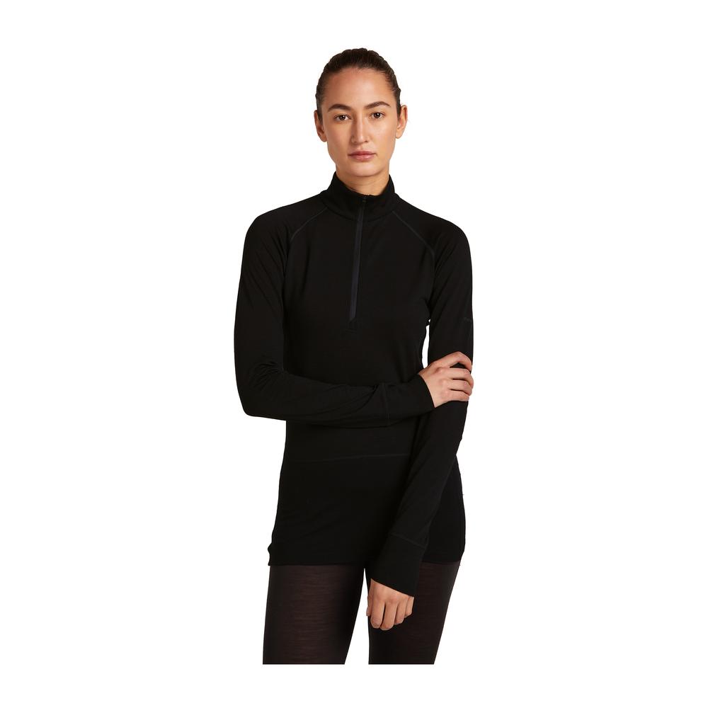 ICEBREAKER Merino 200 ZoneKnit LS Half Zip Women - Langarmshirt atmungsaktiv, thermoregulierend