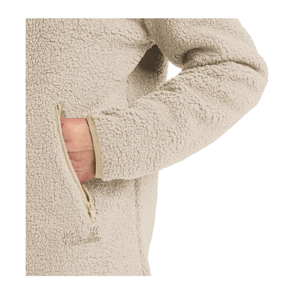 JACK WOLFSKIN High Curl Coat Women - Fleece-Mantel weich, wärmend
