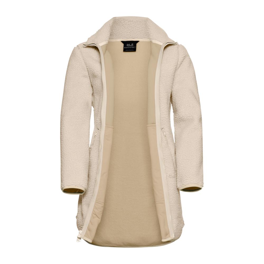 JACK WOLFSKIN High Curl Coat Women - Fleece-Mantel weich, wärmend