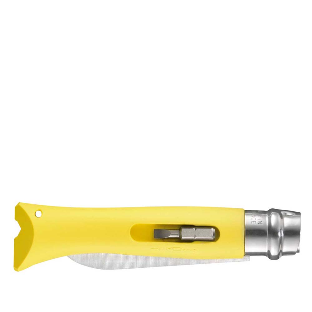 OPINEL No 09 DIY Blister - Taschenmesser gelb zusammengeklappt