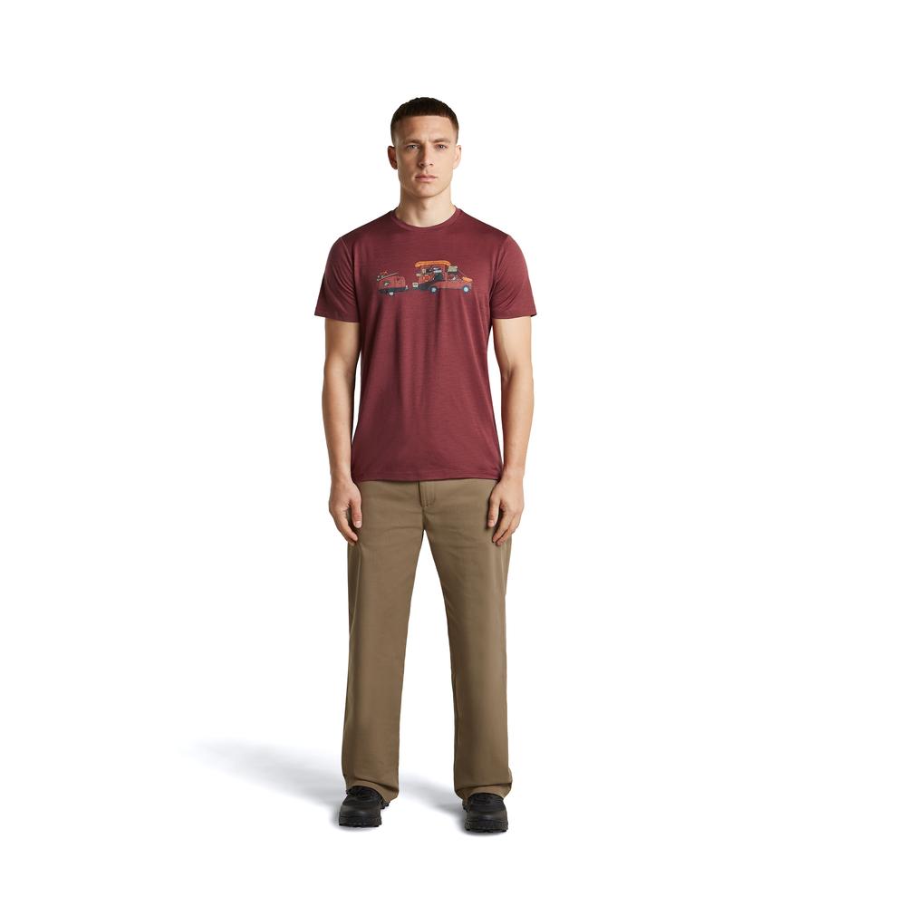 ICEBREAKER Merino 150 Tech Lite SS Tee Transportage Men - Merinoshirt atmungsaktiv, geruchsabweisend