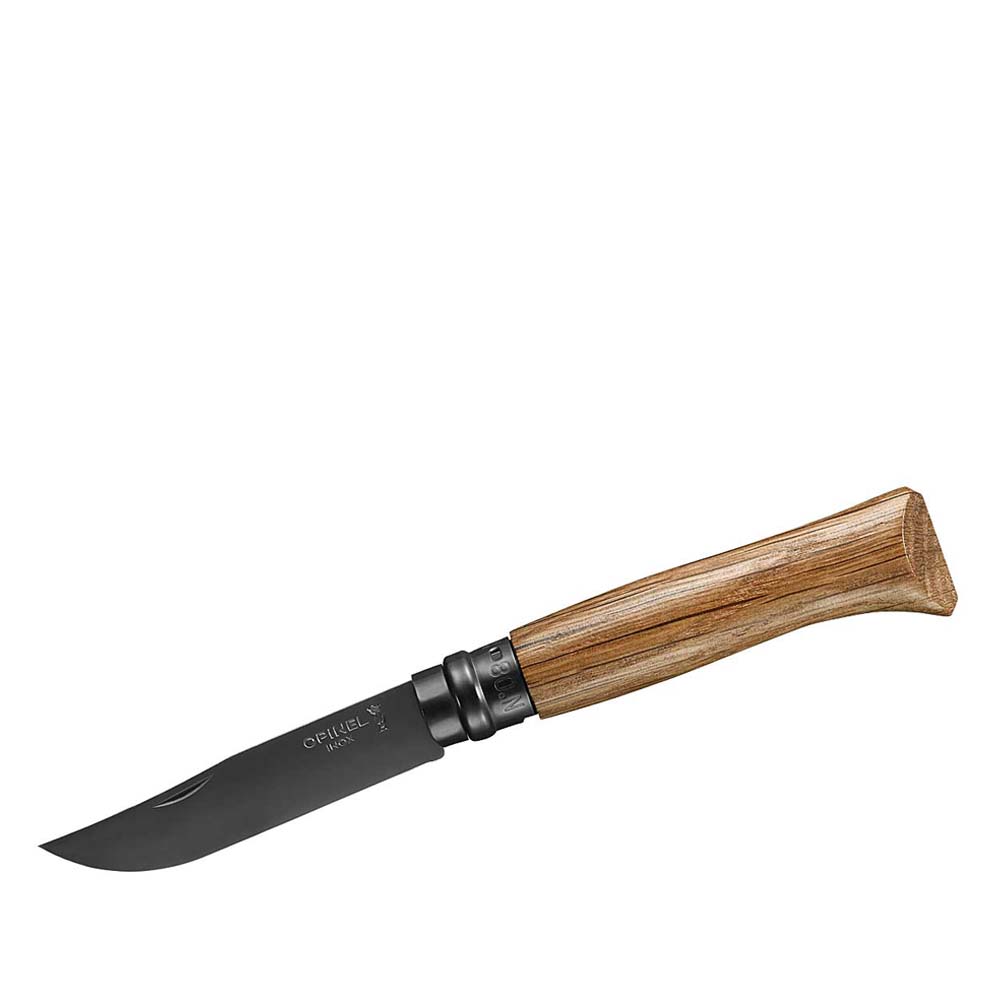 OPINEL No 08 Black Oak - Taschenmesser offen