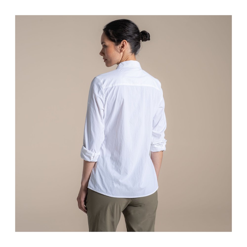 CRAGHOPPERS NosiLife Alma Long Sleeved Shirt Women - Langarmbluse geruchshemmend, insektenabwehrend
