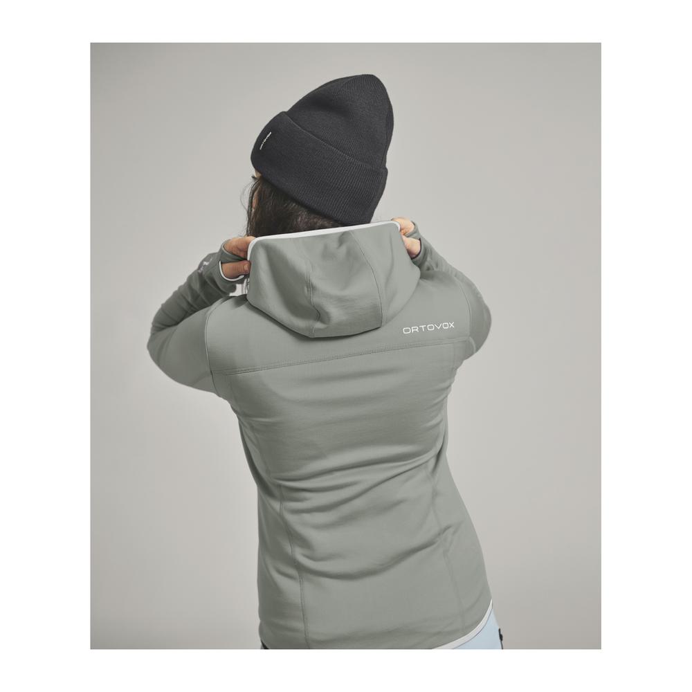 ORTOVOX Fleece Hoody Women - Fleecejacke mit Wollanteil