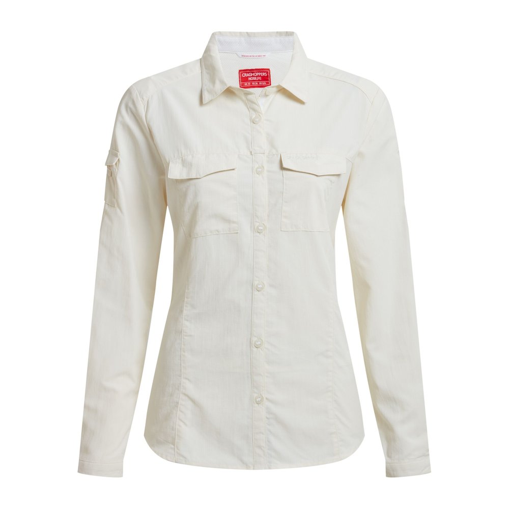 CRAGHOPPERS NosiLife Adventure Long Sleeved Shirt III Women - Langarmbluse geruchshemmend, insektenabwehrend