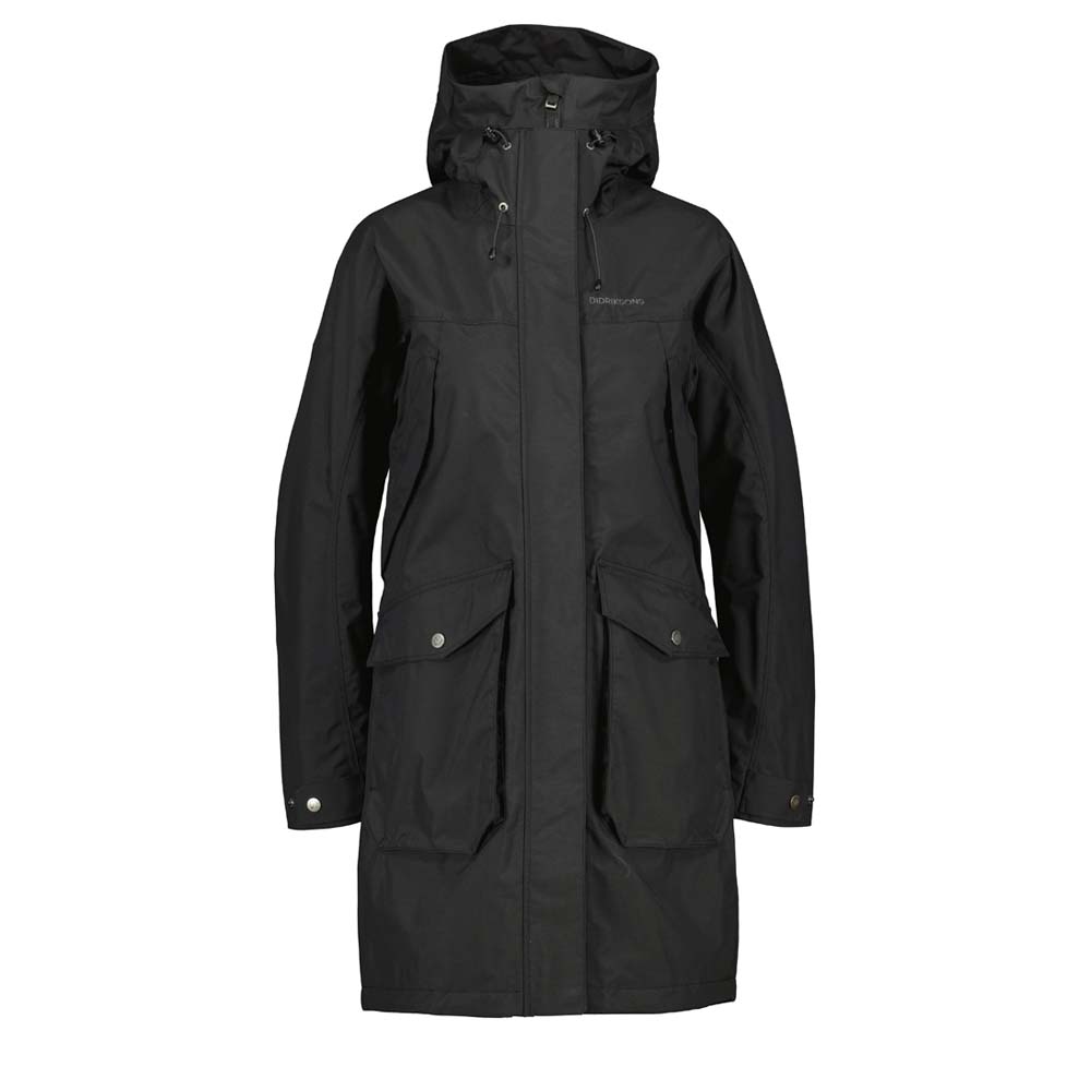DIDRIKSONS Thelma Parka 10 Women – Parka Farbe: black Größe: 38