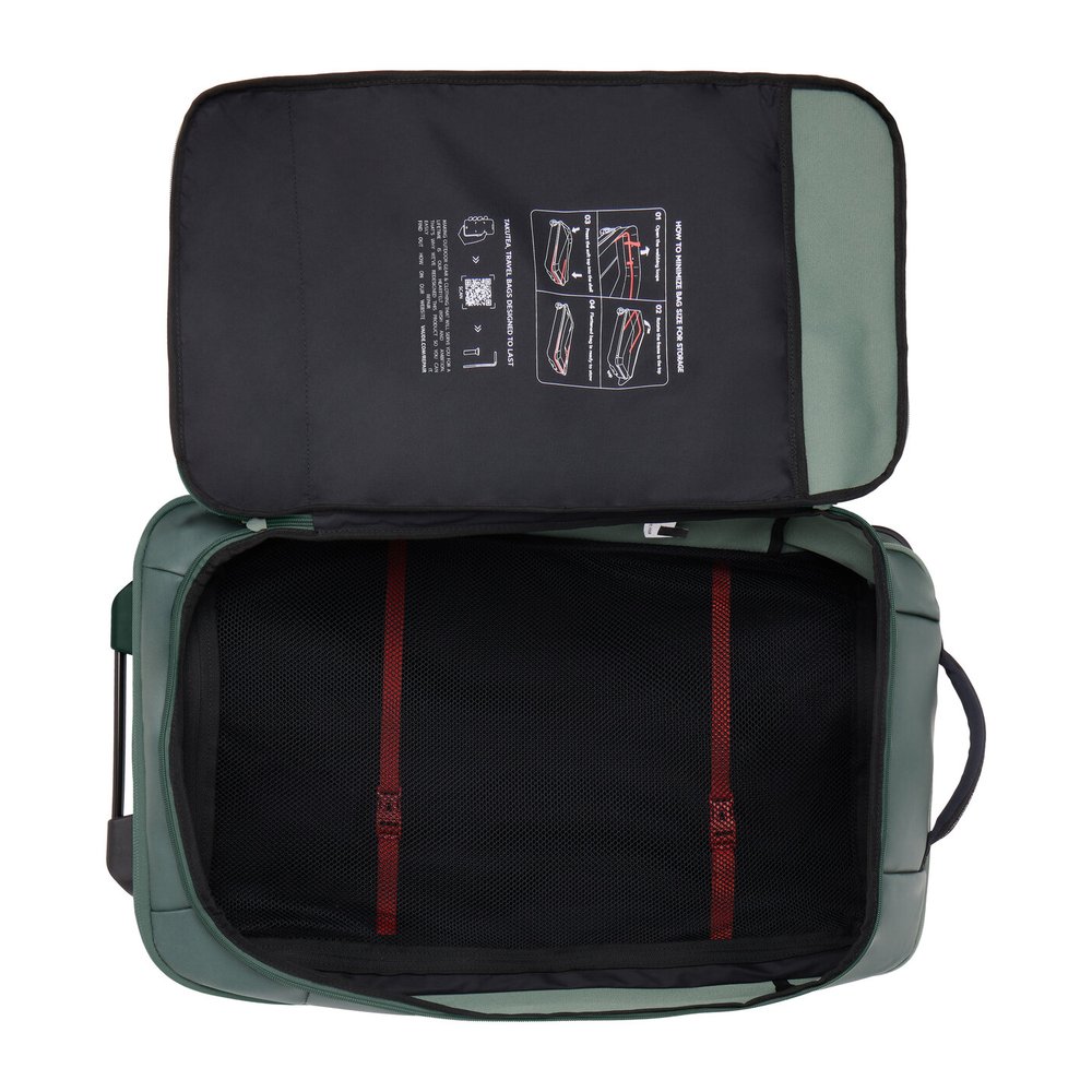 VAUDE Takutea 65 - Reisetrolley mit leichtgängigen Gummirollen