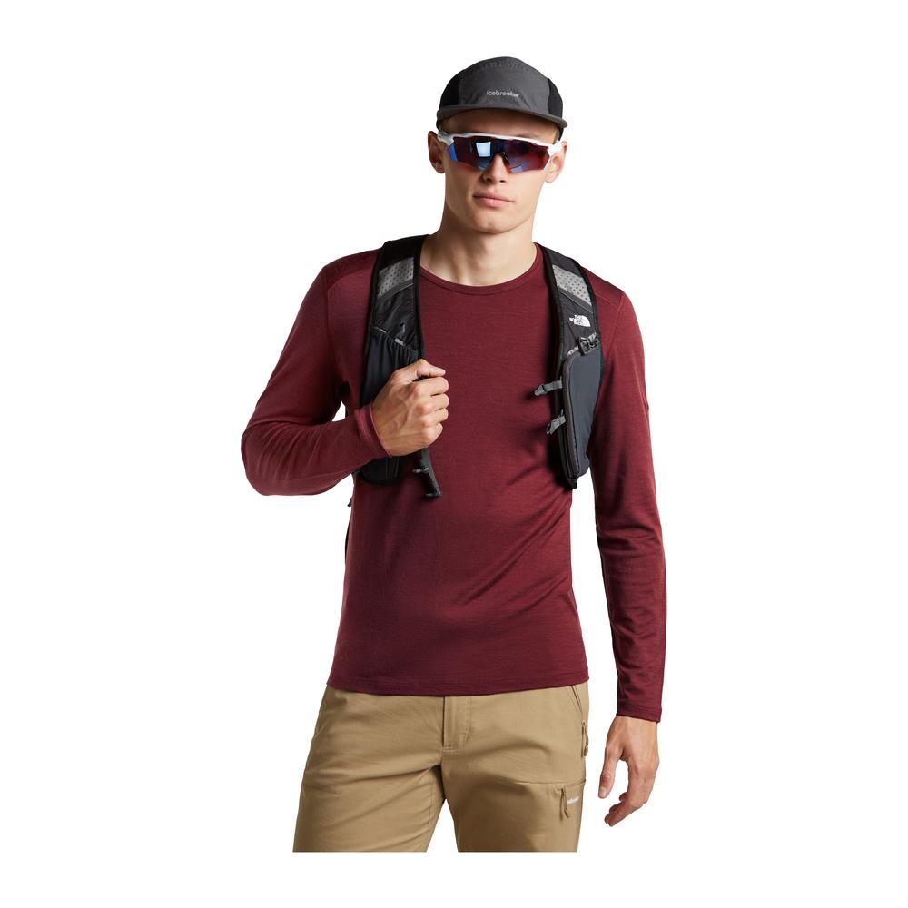 ICEBREAKER Merino 200 Oasis LS Crewe Men - Merino-Langarmshirt geruchsabweisend, thermoregulierend