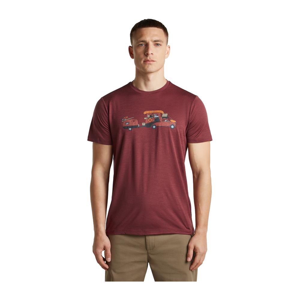 ICEBREAKER Merino 150 Tech Lite SS Tee Transportage Men - Merinoshirt atmungsaktiv, geruchsabweisend