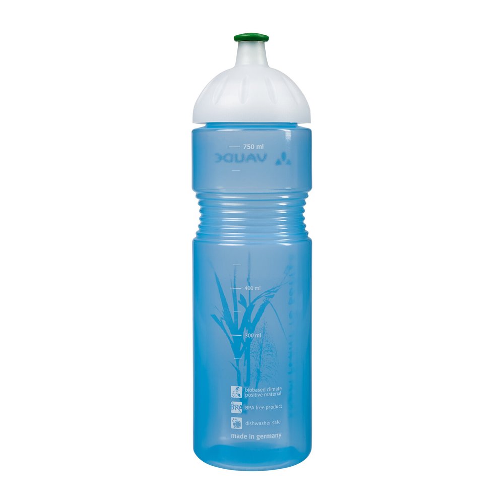 VAUDE Bike Bottle Organic 0,75l (VPE15) - Fahrrad-Trinkflasche geschmacksneutral, spülmaschinenfest