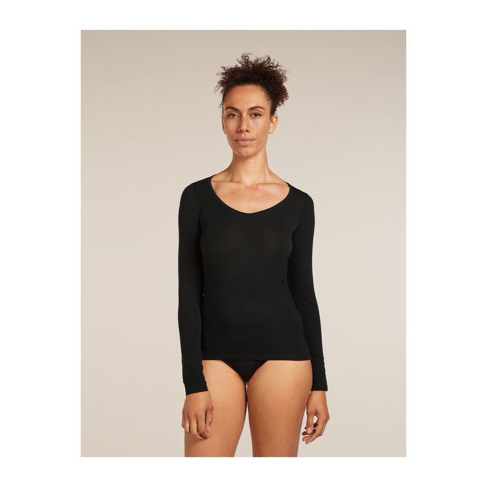 ICEBREAKER Merino 150 Siren LS Sweetheart Women - Langarmshirt geruchsabweisend, leicht