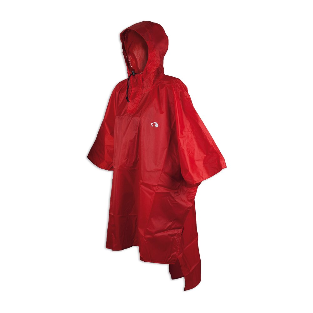 TATONKA Poncho 1 (XS-S) - Regenponcho mit Sturmsicherung gegen Hochrutschen