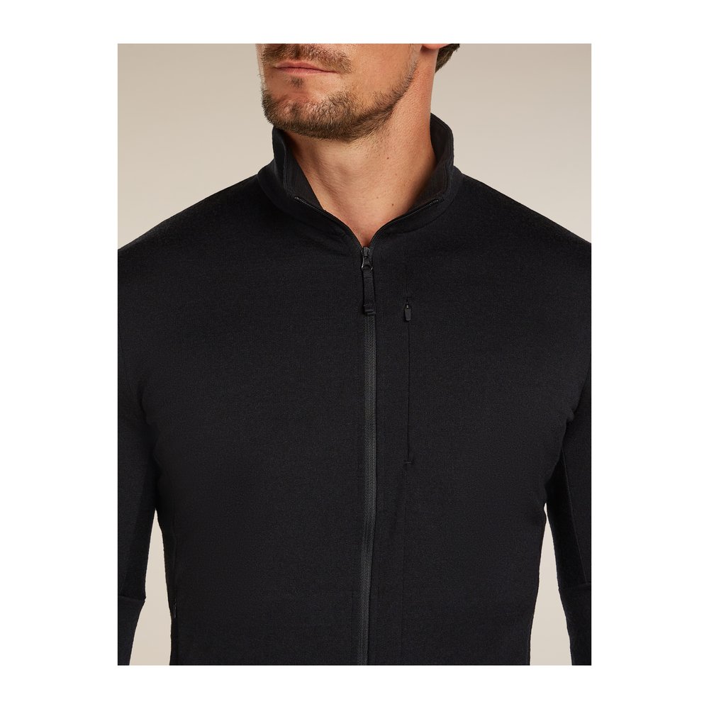 ICEBREAKER Merino 260 Quantum LS Zip Men - Wolljacke thermoregulierend, geruchsabweisend