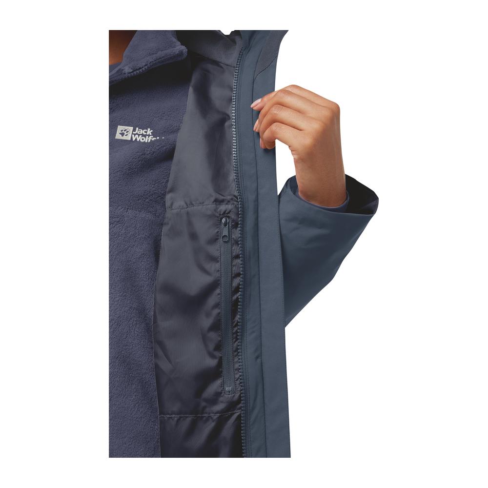JACK WOLFSKIN Rotwand 3In1 Jkt Women - Doppeljacke wasserdicht & atmungsaktiv