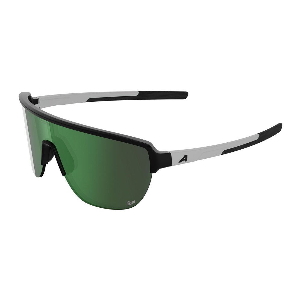 black-white matt - mirror green