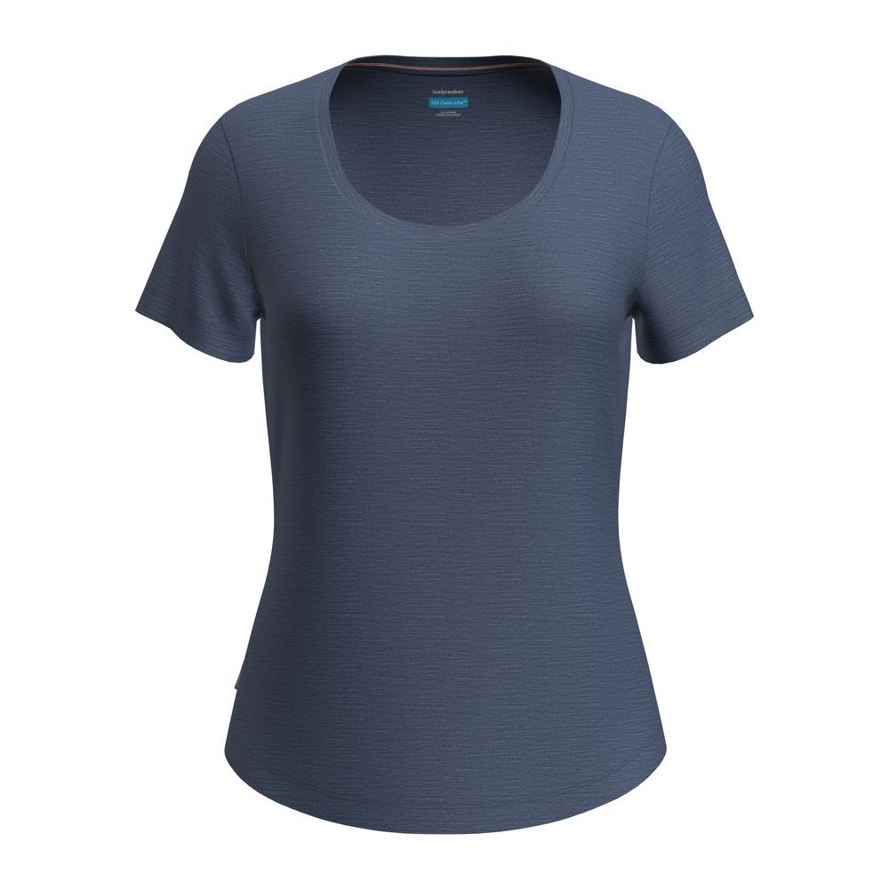 ICEBREAKER Merino 125 Cool-Lite Sphere III SS Scoop Women - Funktionsshirt schnelltrocknend, kühlend