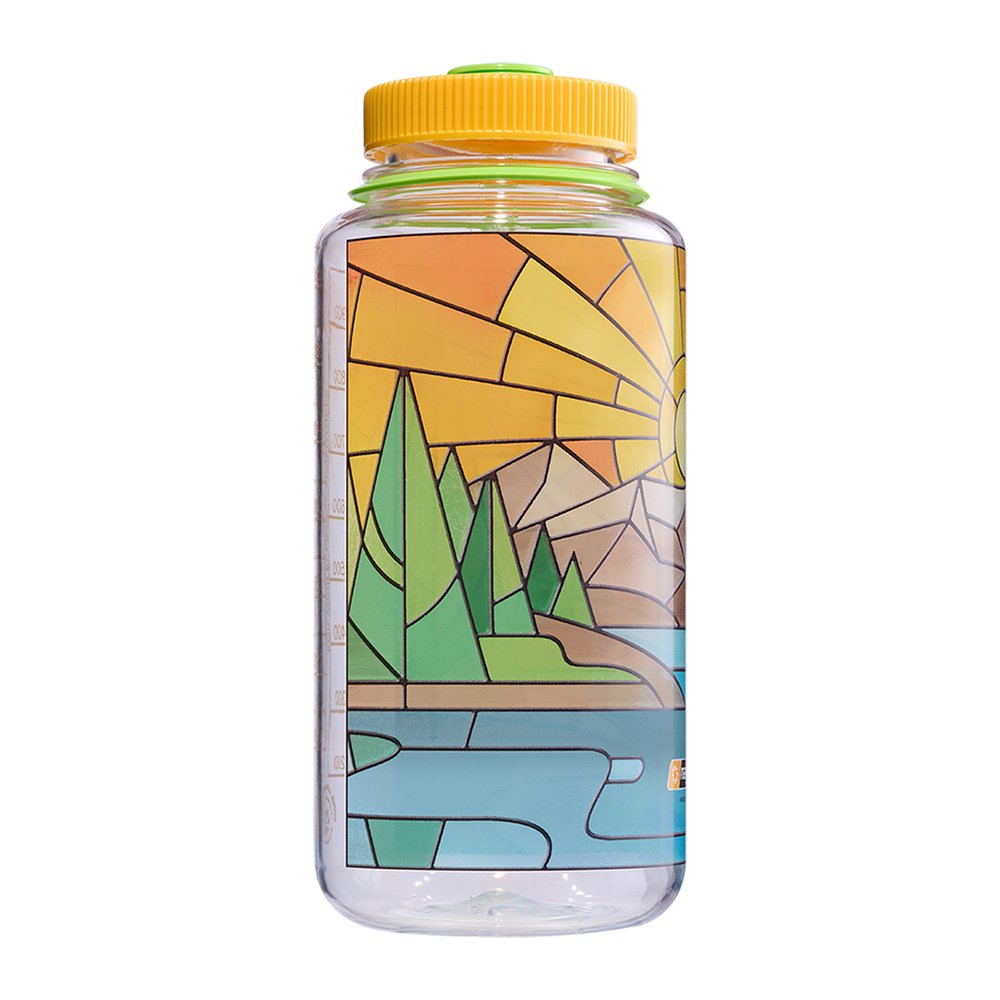 NALGENE Trinkflasche WH Sustain - Weithals-Trinkflasche absolut dicht und robust