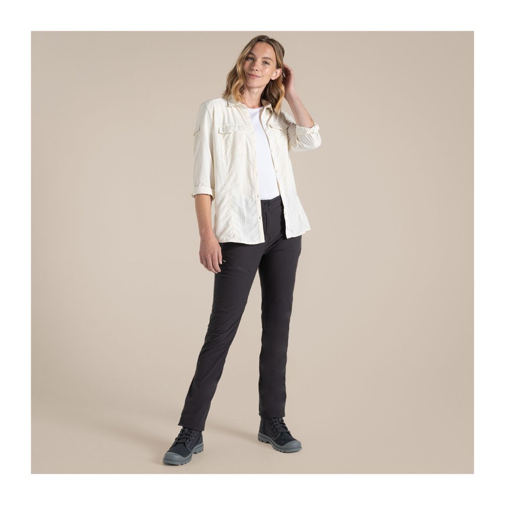 CRAGHOPPERS NosiLife Adventure Long Sleeved Shirt III Women - Langarmbluse geruchshemmend, insektenabwehrend