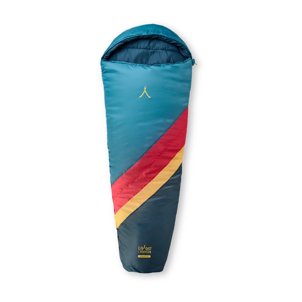 GRAND CANYON Kansas 190 Sleeping Bag - Mumien-Schlafsack mit umlaufendem Reißverschluss