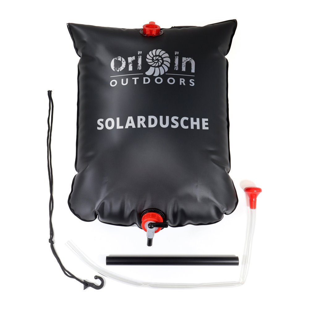 ORIGIN OUTDOORS Solardusche rollbar - Outdoor-Dusche inklusive Seil und Aufhänghaken