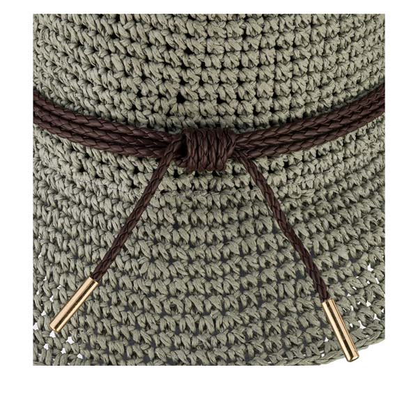 PAC Lilen Bucket Straw Hat - Fischerhut mit Insektenschutz und kleinem Packmaß