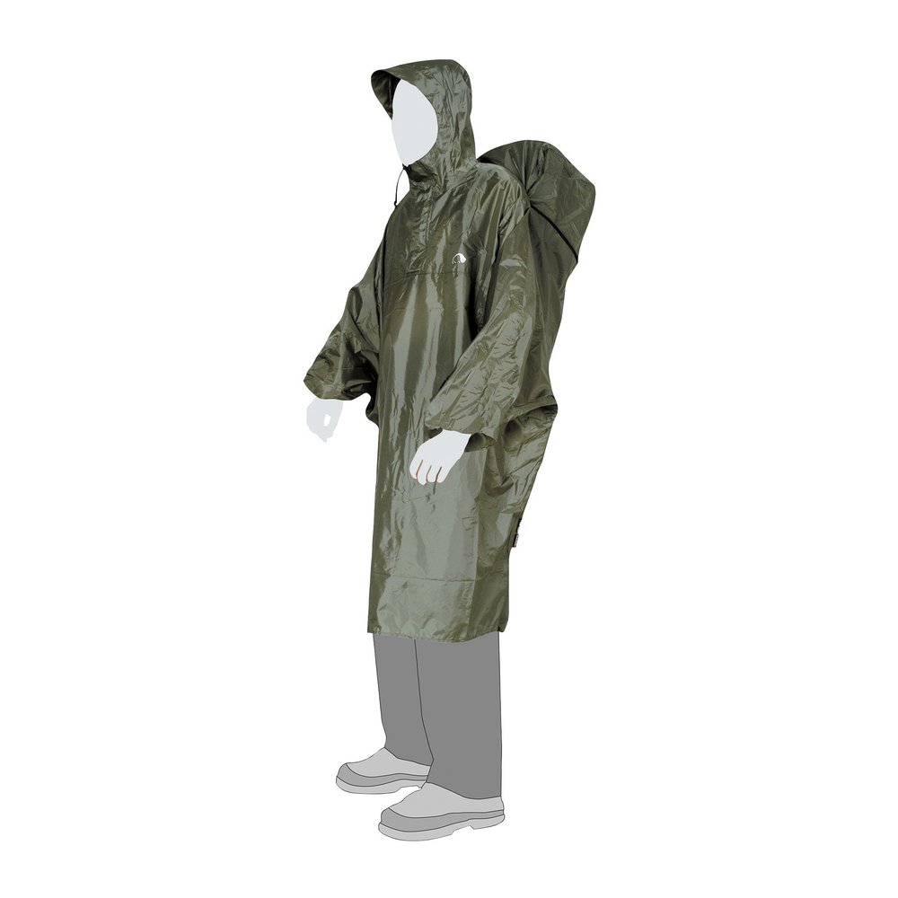 TATONKA Cape XS - Regenponcho mit integrierter Rucksack-Erweiterung