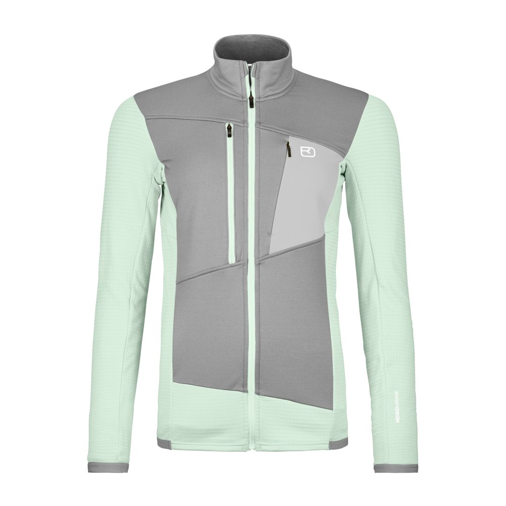 ORTOVOX Fleece Grid Jacket Women - Fleecejacke atmungsaktiv und schnelltrocknend