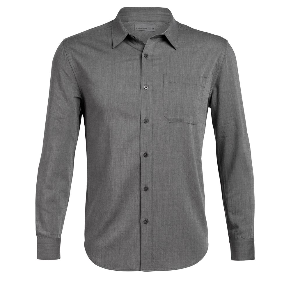 ICEBREAKER Compass Flannel LS Shirt Men - Hemd