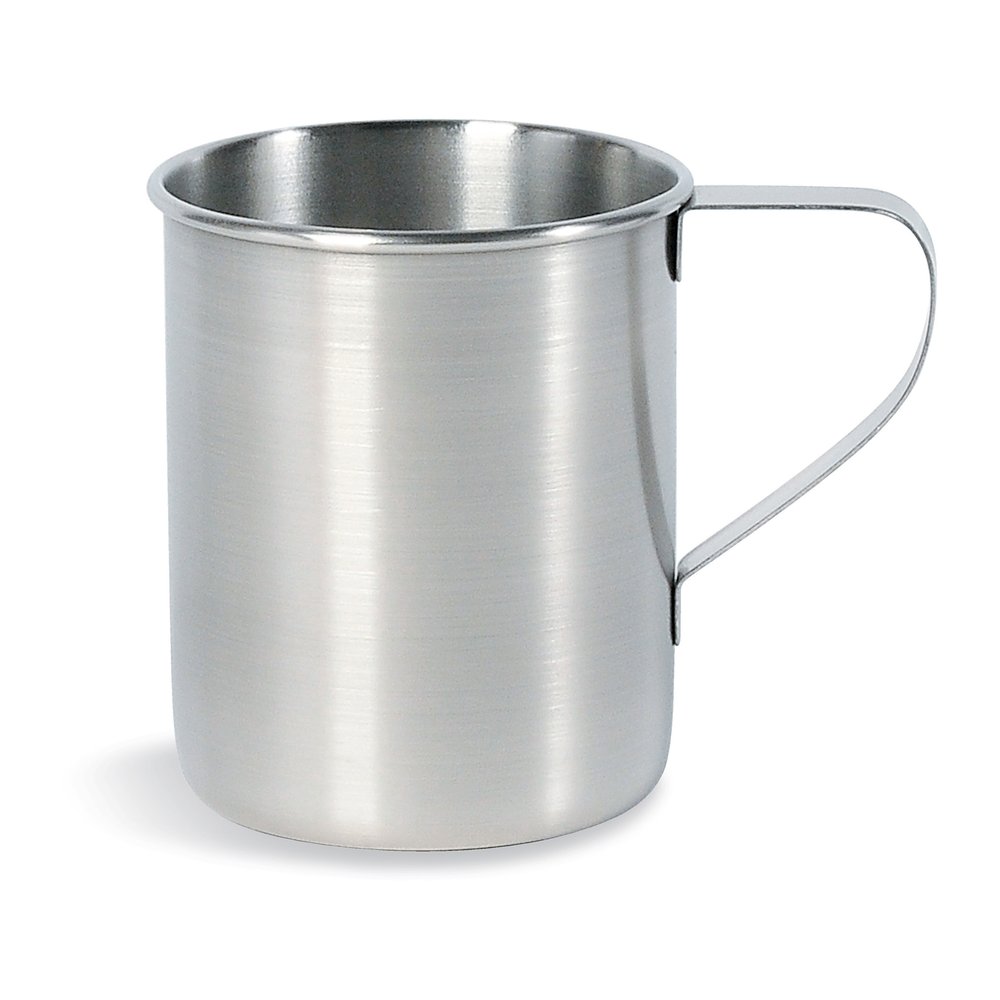 TATONKA Mug "S" - Einwandiger Edelstahlbecher robust & mit praktischer Innenskala