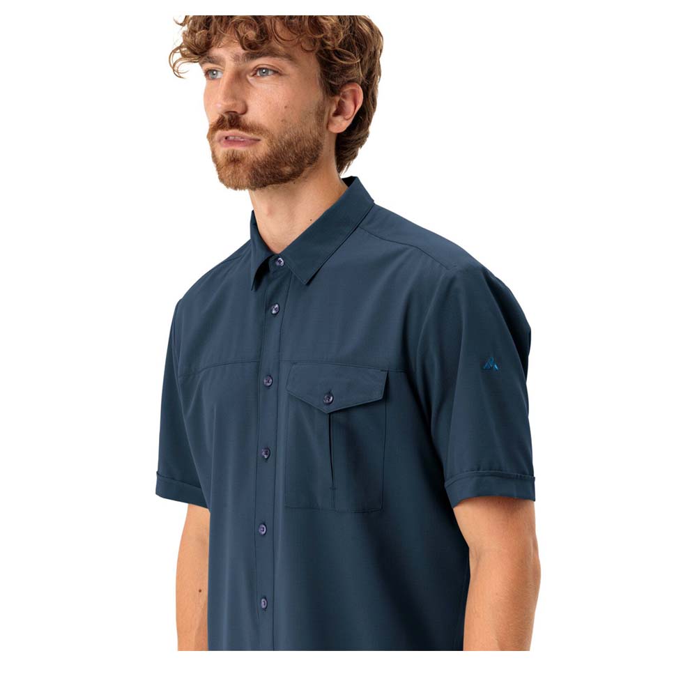 VAUDE Rosemoor Shirt II Men - Kurzarmhemd atmungsaktiv und schnelltrocknend