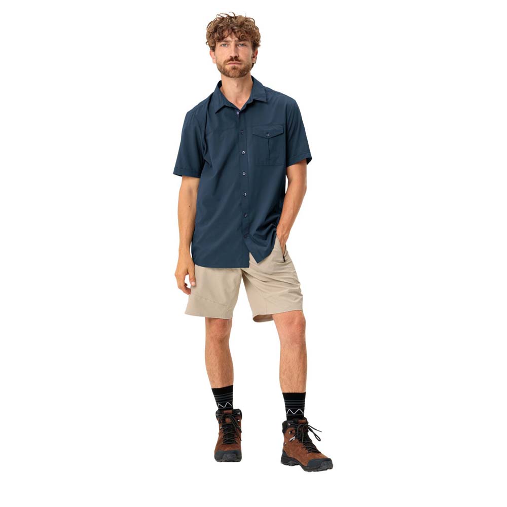VAUDE Rosemoor Shirt II Men - Kurzarmhemd atmungsaktiv und schnelltrocknend