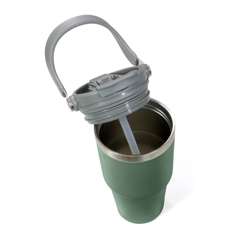 BASIC NATURE Edelstahl Thermobecher Color - Thermobecher doppelwandig isoliert