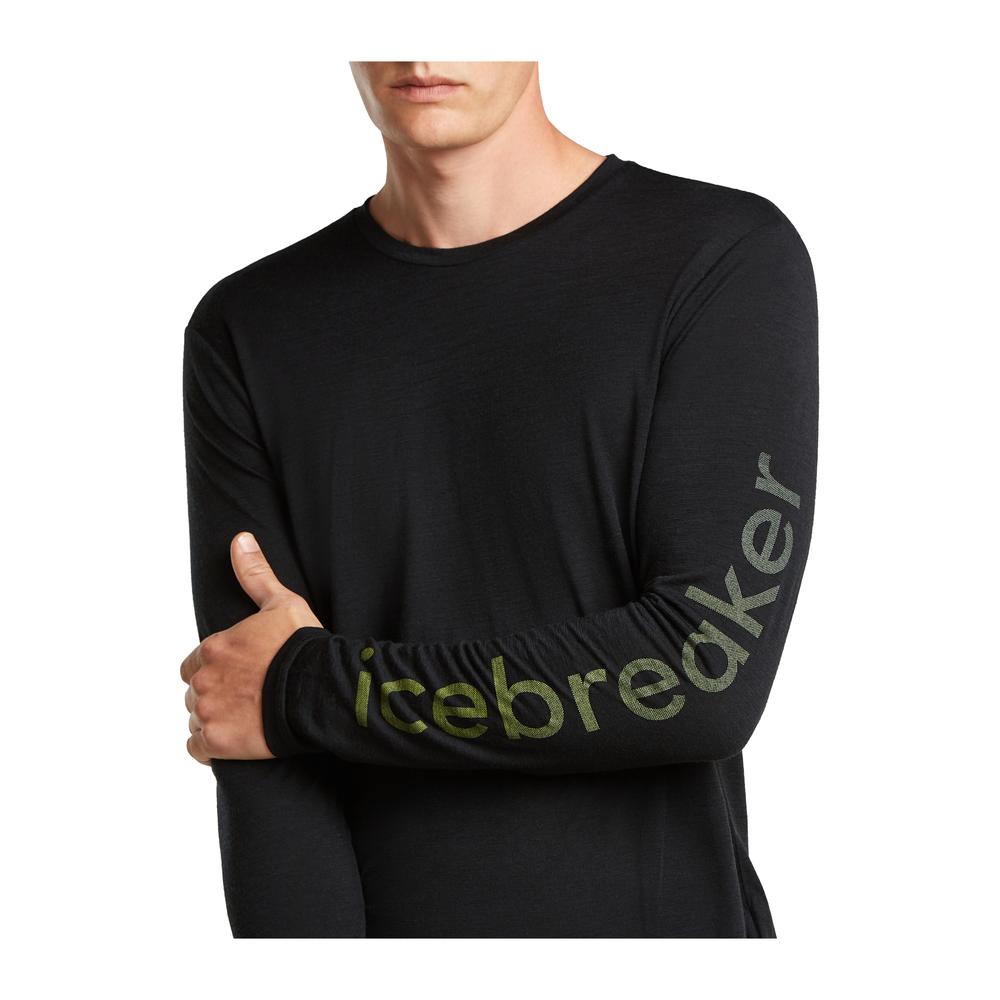 ICEBREAKER Merino 150 Tech Lite LS Tee IB Vertical Men - Merino-Langarmshirt atmungsaktiv, geruchsabweisend