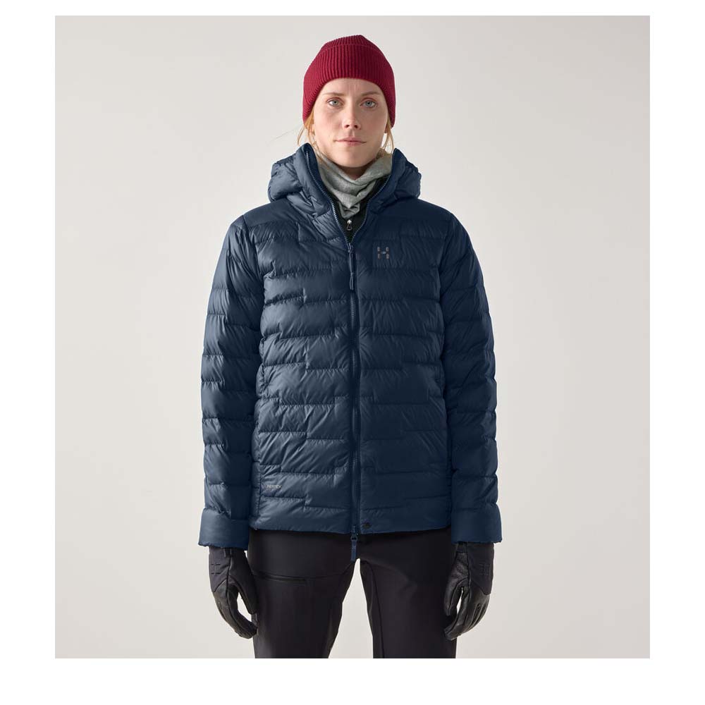 HAGLÖFS ROC Flash Down Hood Women - Daunenjacke leicht, wärmend und windabweisend