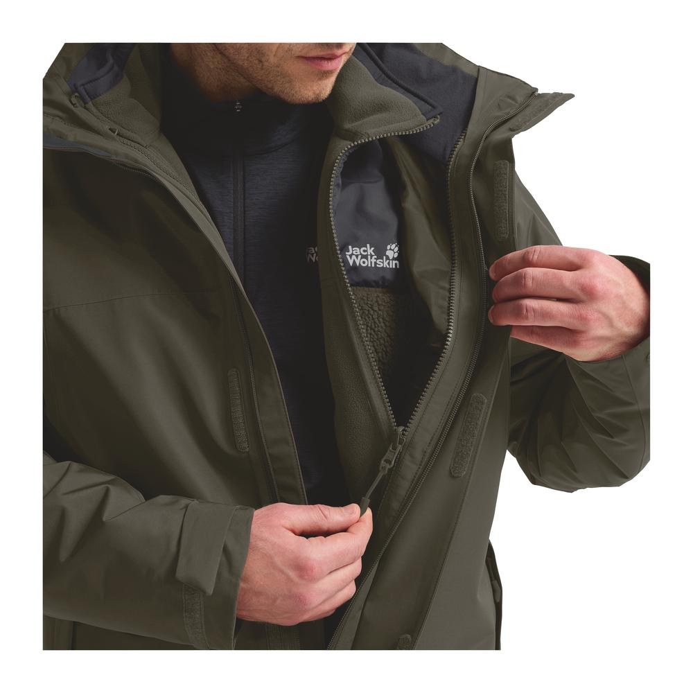 JACK WOLFSKIN Stonelite 3In1 Jkt Men - Doppeljacke wasserdicht & atmungsaktiv