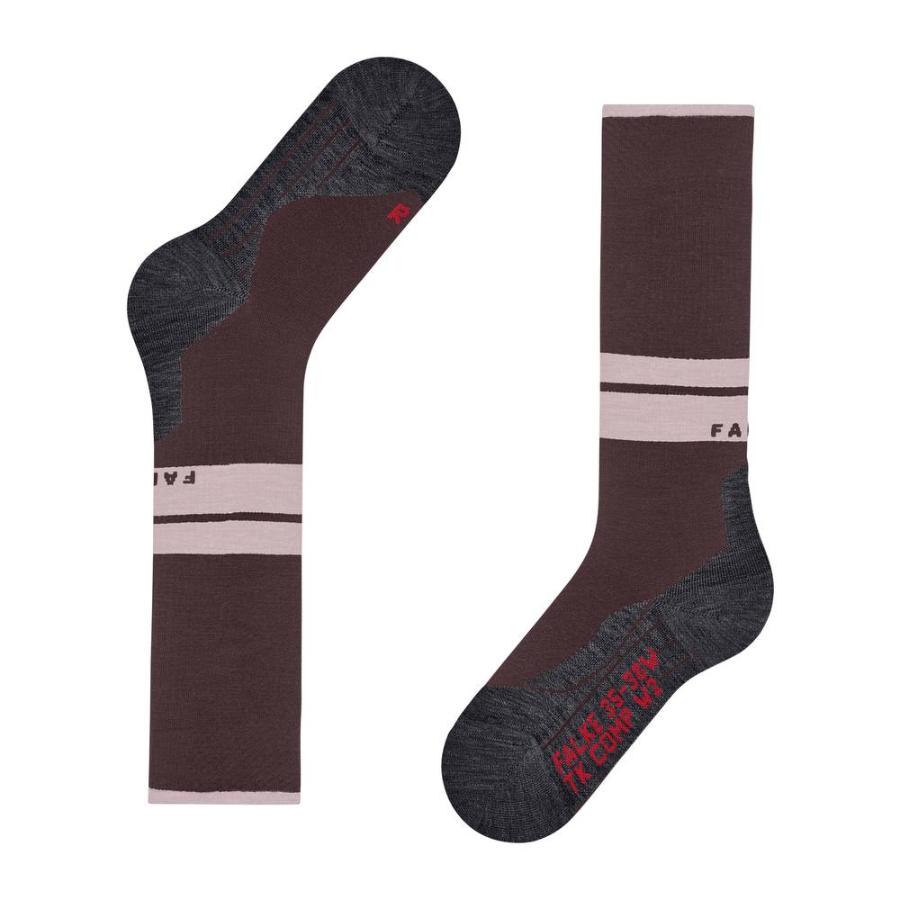 FALKE TK Compression Energy Women - Kompressions-Trekkingsocken durchblutungsfördernd, regenerationsunterstützend