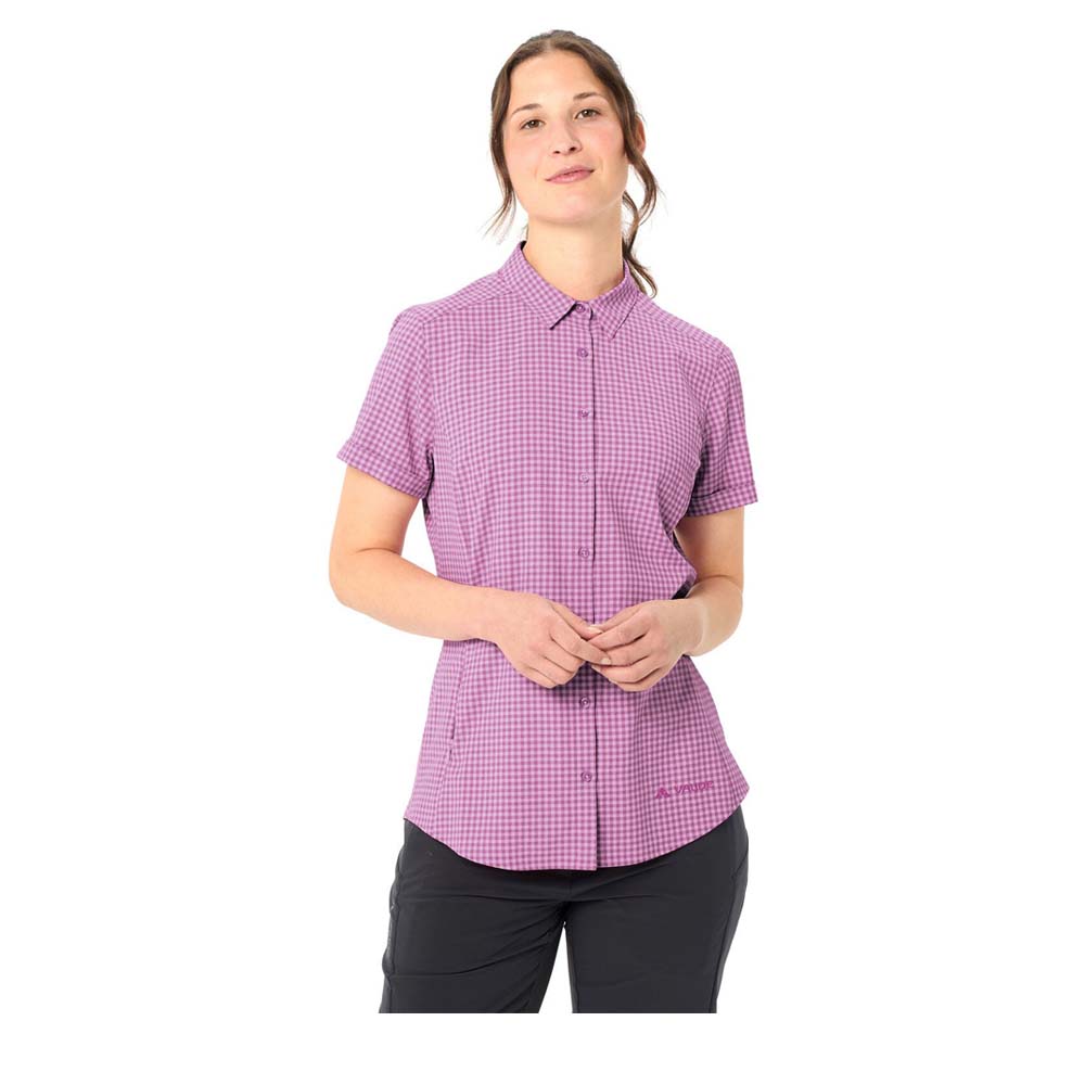 VAUDE Seiland Shirt III Women - Kurzarmbluse schnelltrocknend und pflegeleicht