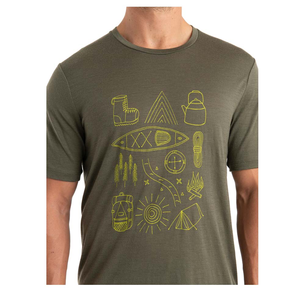 ICEBREAKER – Merino 150 Tech Lite II SS Tee Camp Essen Men – T-Shirt