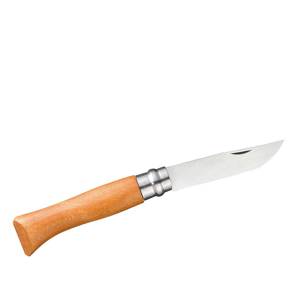 OPINEL No 08 Carbon mit Etui - Taschenmesser hinten