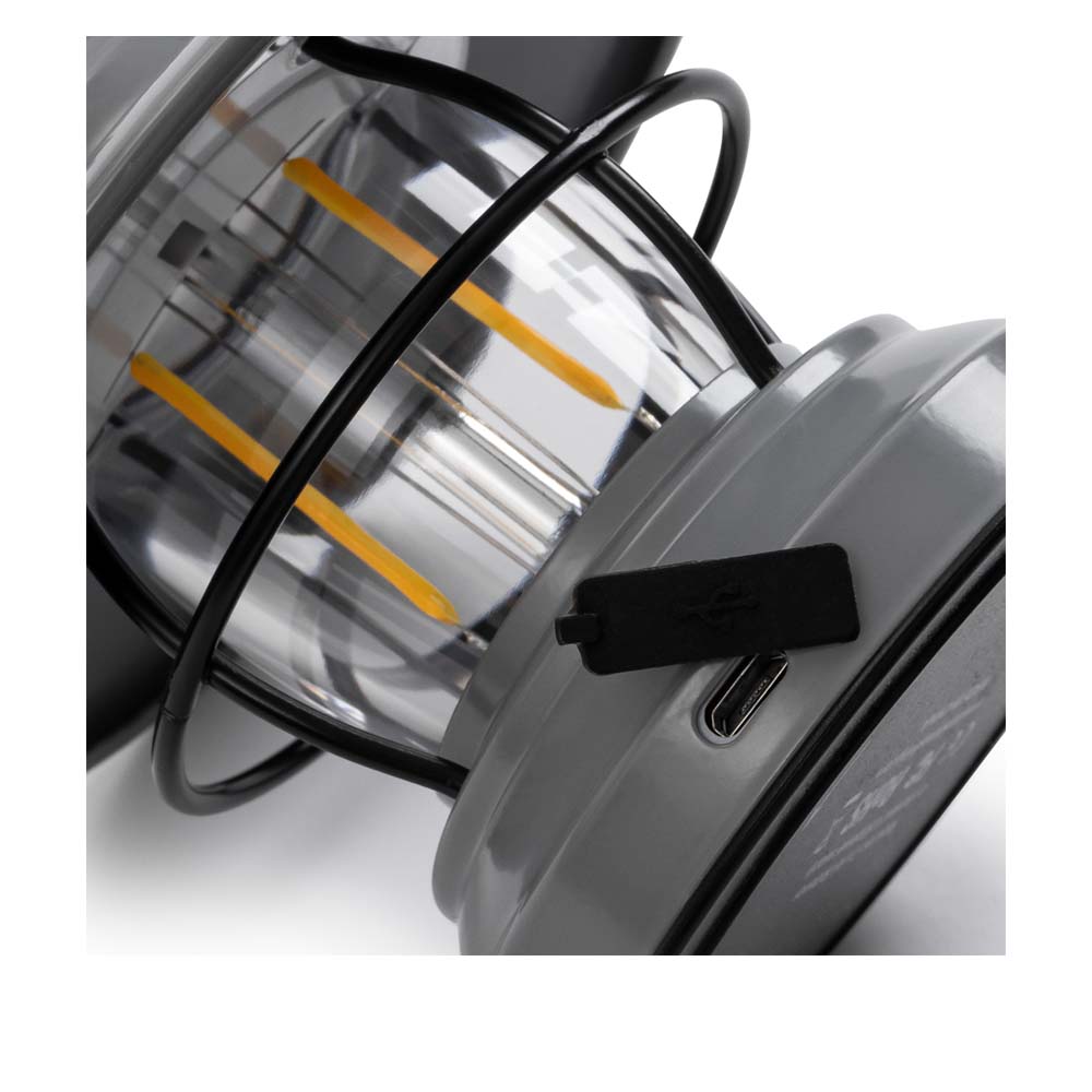 BAREBONES Mini Edison Lantern - Laterne - 2AA/USB - grey3