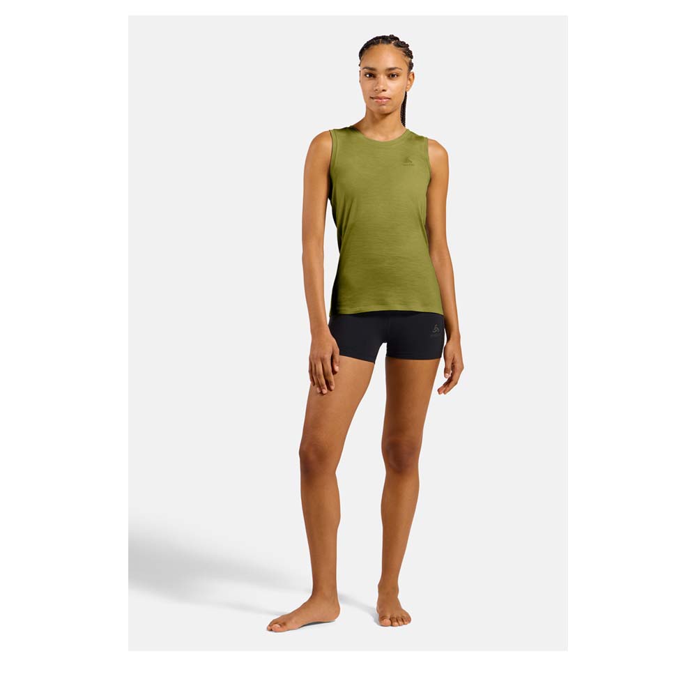 ODLO BL Top Crew Neck Singlet Merino 160 Women - Merino Funktionsunterhemd thermoregulierend und geruchsabweisend