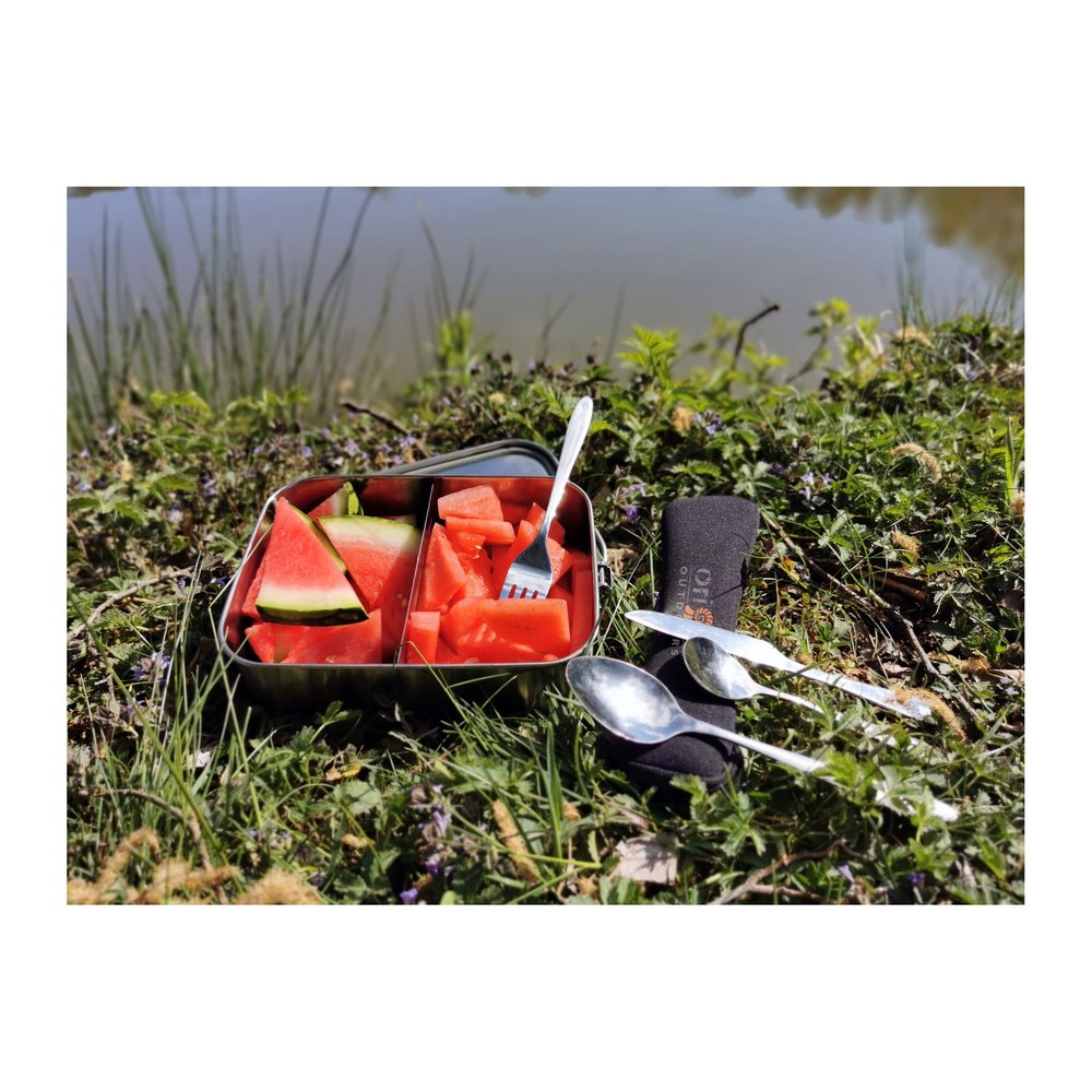 ORIGIN OUTDOORS Besteckset Biwak Dinner - Camping-Besteck leicht, ergonomisch