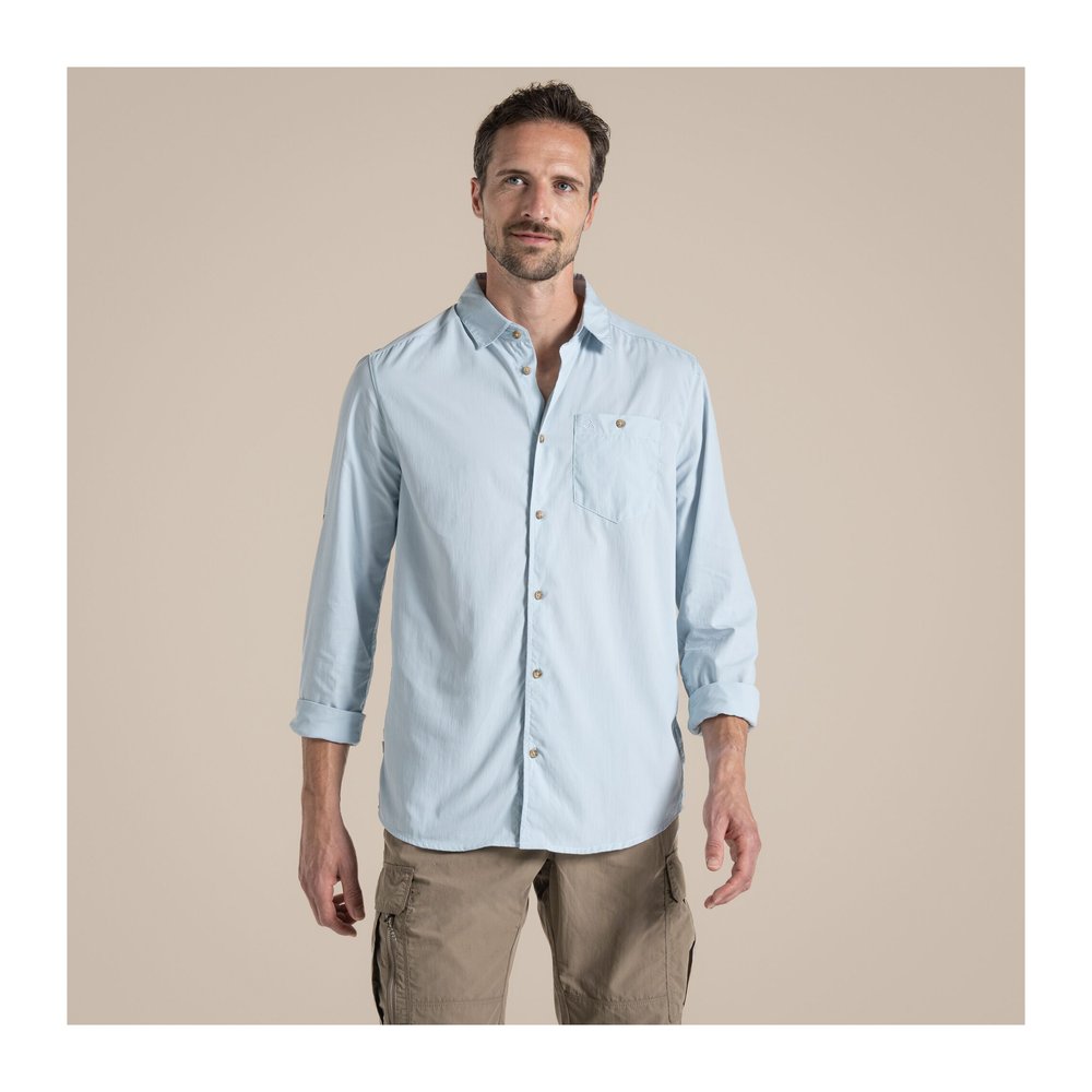 CRAGHOPPERS NosiLife Nuoro Long Sleeved Shirt II Men - Langarmhemd geruchshemmend, insektenabwehrend