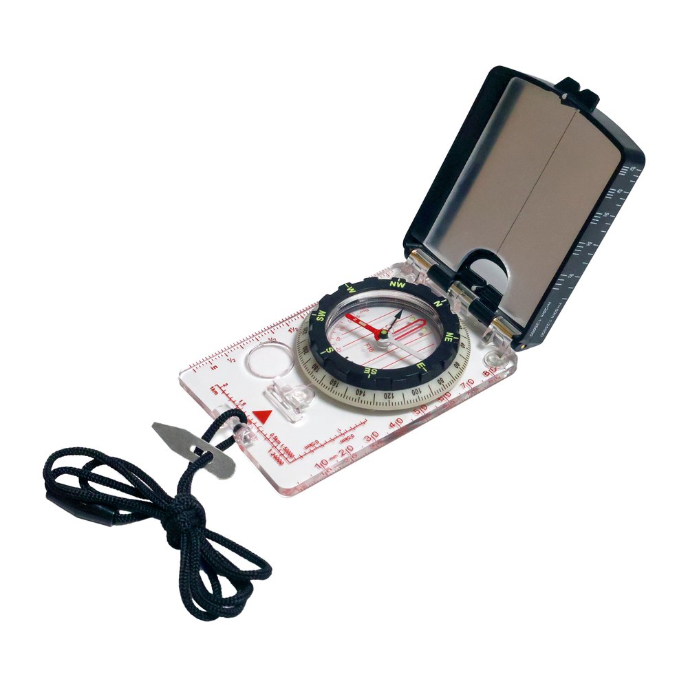 ORIGIN OUTDOORS Kompass Discovery Expert - Kartenkompass mit integrierter Lupe