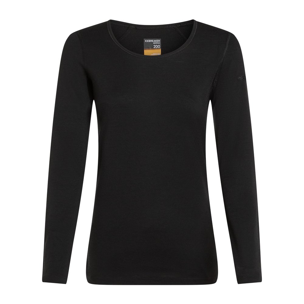 ICEBREAKER Merino 200 Oasis LS Scoop Women - Langarmshirt geruchsabweisend und plastikfrei