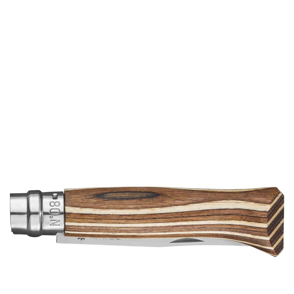 OPINEL No 08 Birke - Taschenmesser braun geschlossen