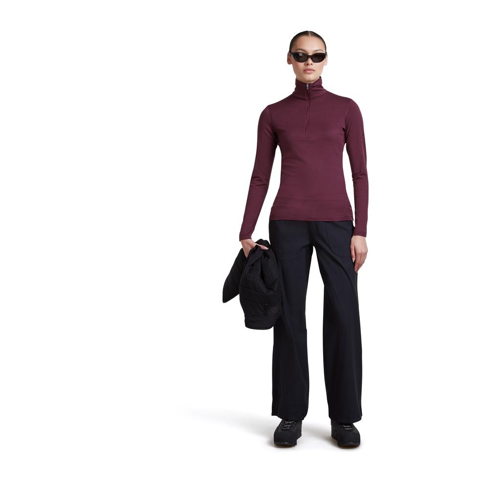 ICEBREAKER Merino 200 Oasis LS Crewe Women - Merino-Langarmshirt geruchsabweisend, thermoregulierend