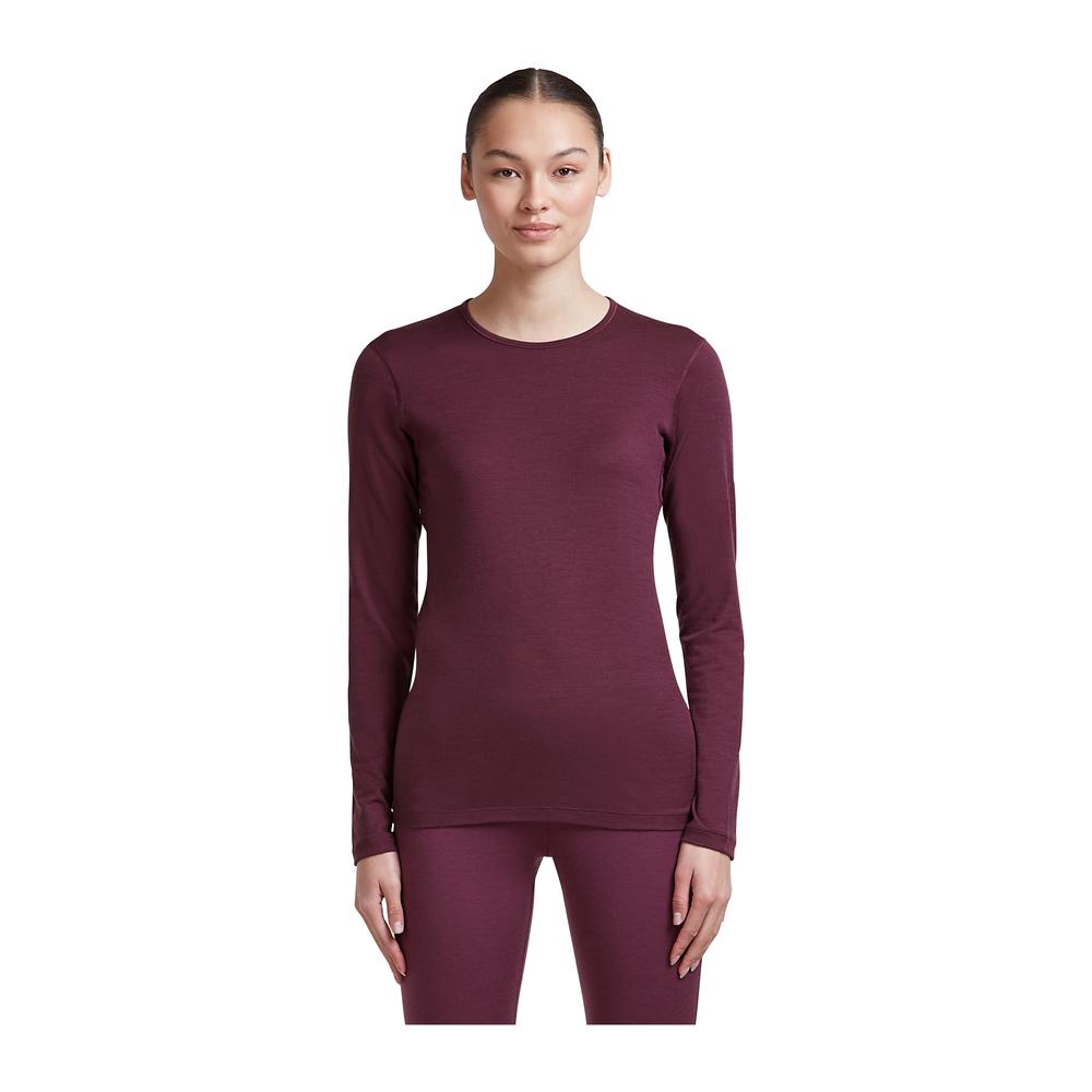 ICEBREAKER Merino 200 Oasis LS Crewe Women - Merino-Langarmshirt geruchsabweisend, thermoregulierend