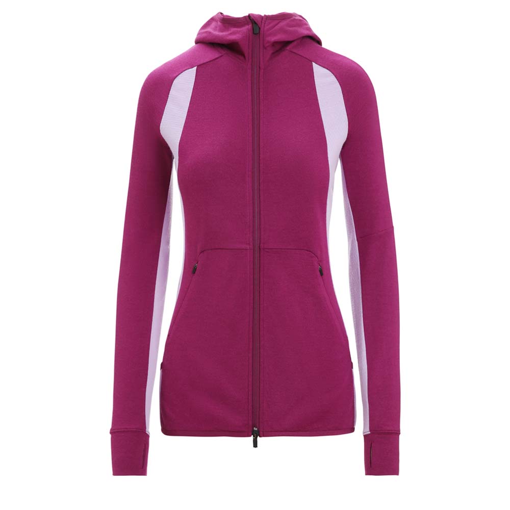 ICEBREAKER Merino Quantum ZoneKnit™ LS Zip Hoodie Women - Kapuzenjacke