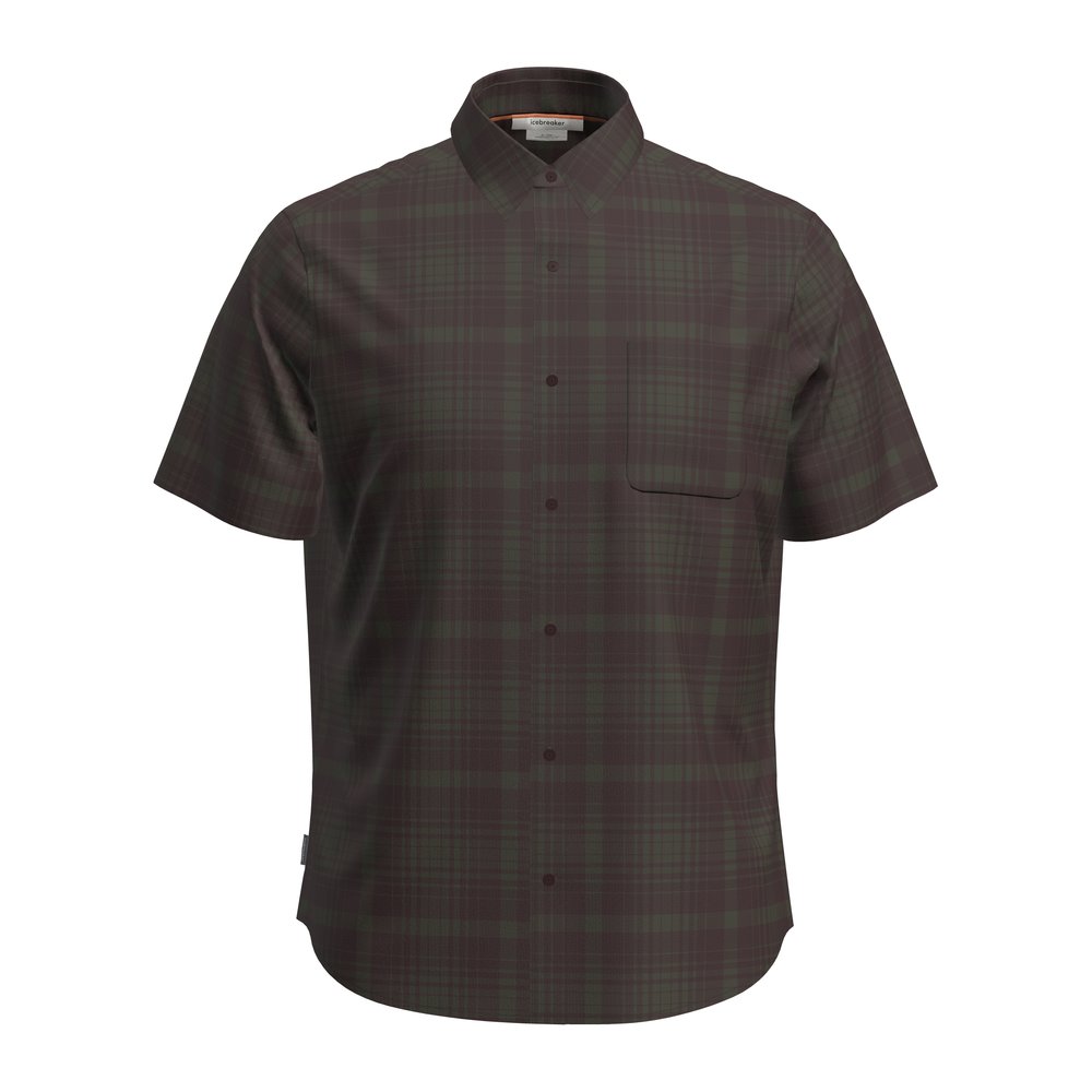 ICEBREAKER Merino 125 Cool-Lite™ Steveston SS Shirt Plaid Men - Hemd atmungsaktiv, schnelltrocknend
